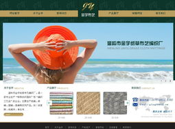 溫嶺市金宇紙草布藝編織廠網站建設方案